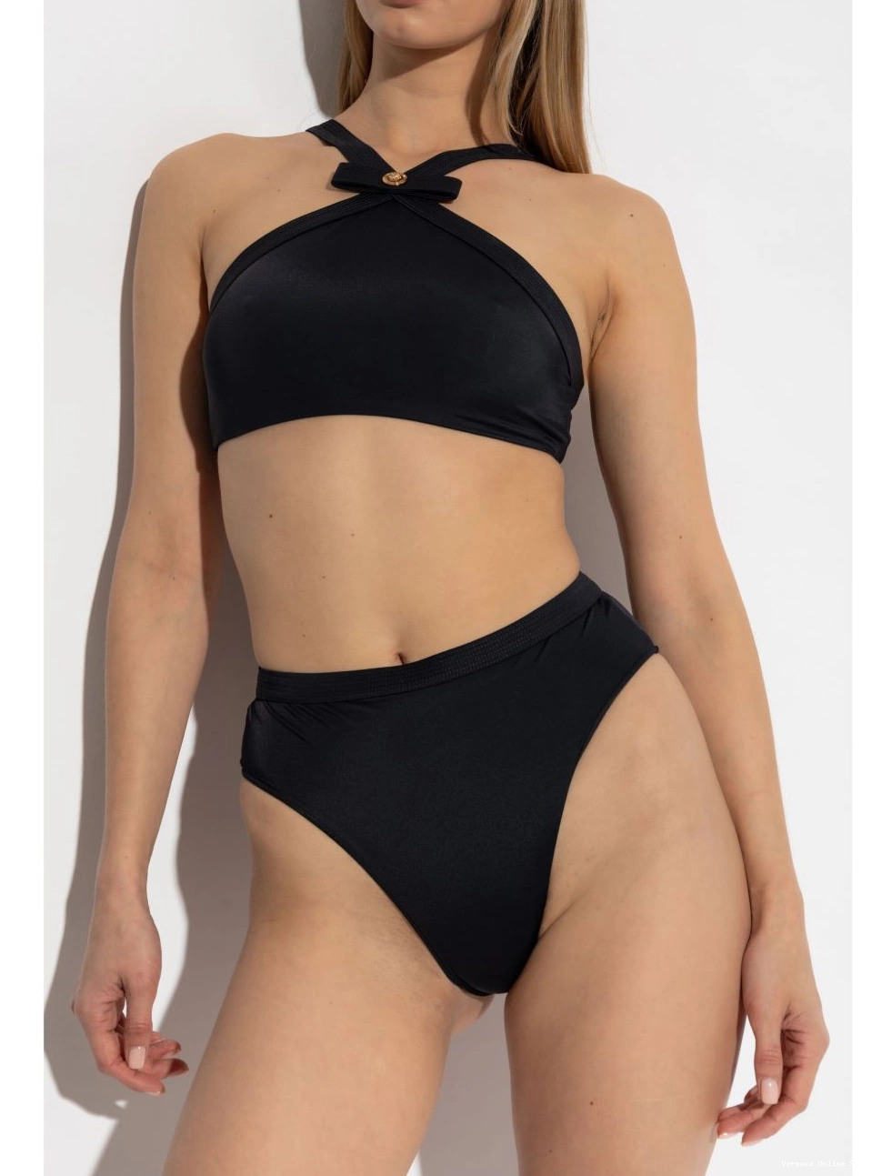 Cheap bow Versace detail bikini top Women 0814